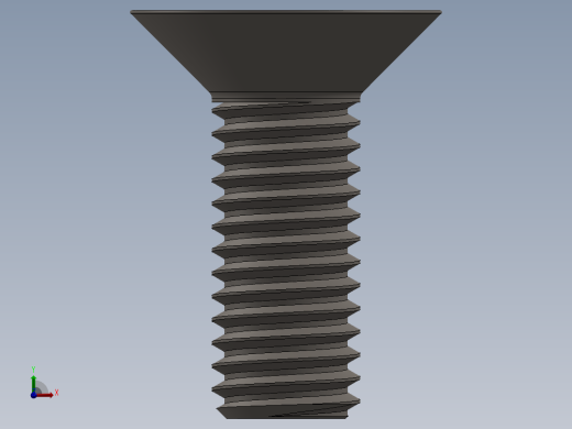 Screw_ISO_10642_M8x22_A2.SLDPRT前视缩略图