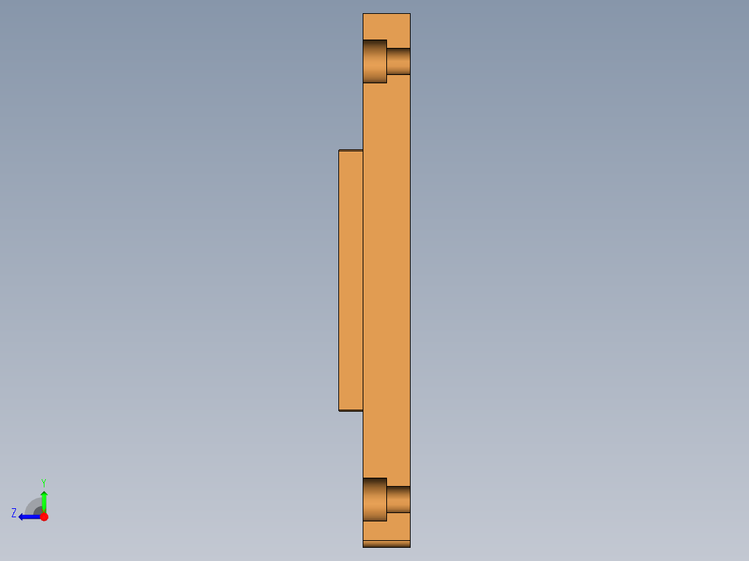 MD1-CAMERA小件CNC工装夹具三维模型-CNC2-210603右视图