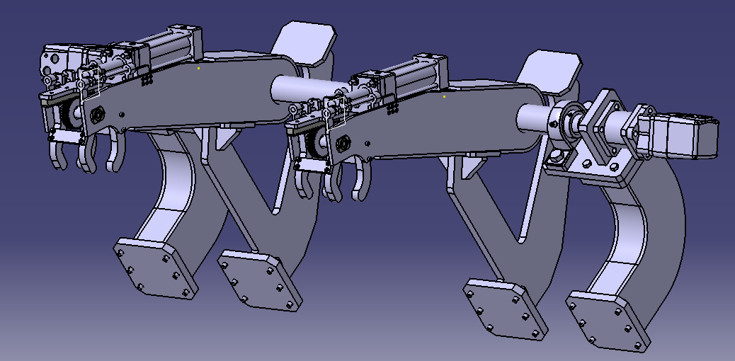 定向钻机自动装杆机构设计（SW三维模型+CAD图纸+说明书）