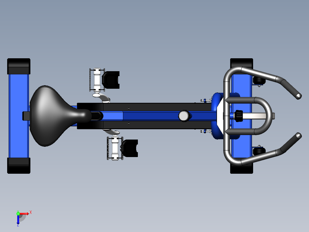 健身器材(12)俯视图