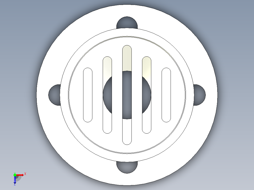 YBS型漏水口-DN32俯视图