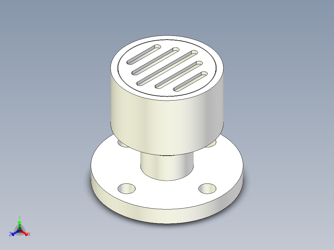 YBS型漏水口-DN32正等轴测图