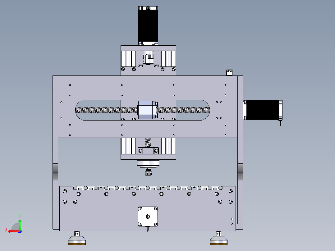 cnc4040-雕刻机后视图
