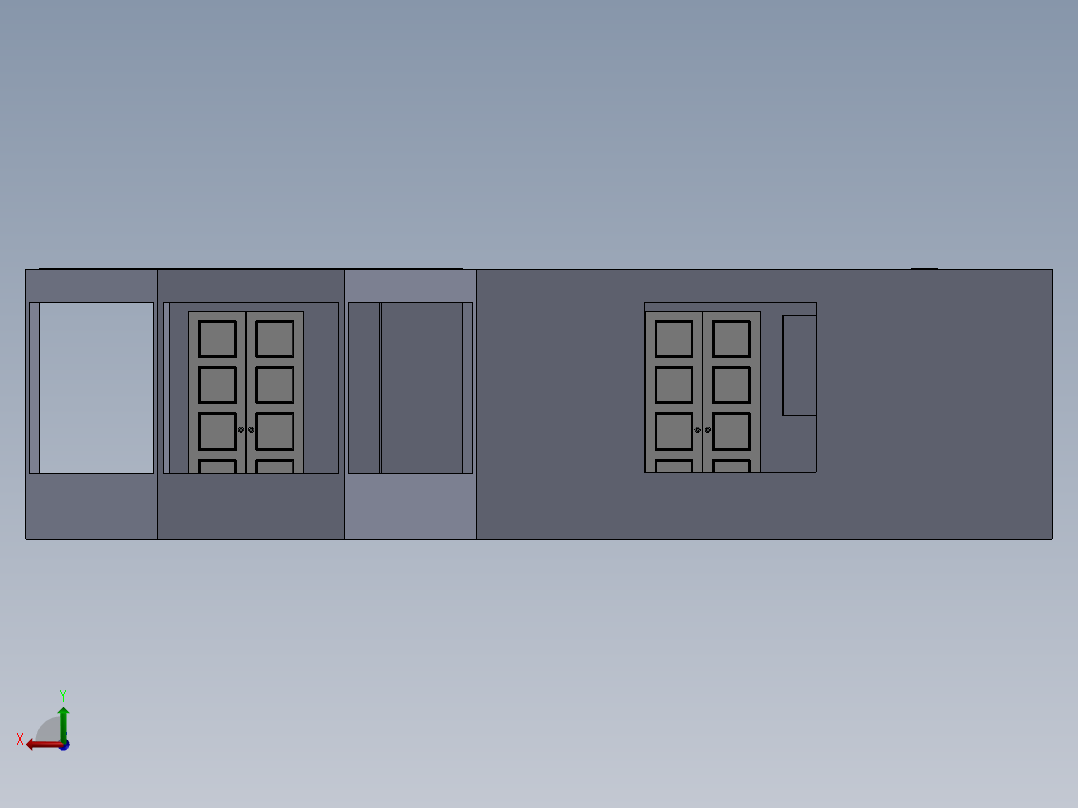 房子、建筑后视图