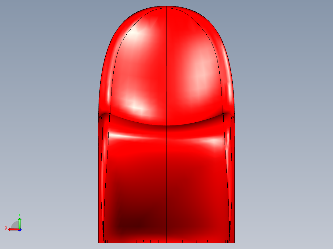 B3004571-潘顿椅后视图