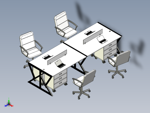 组合简易现代办公桌