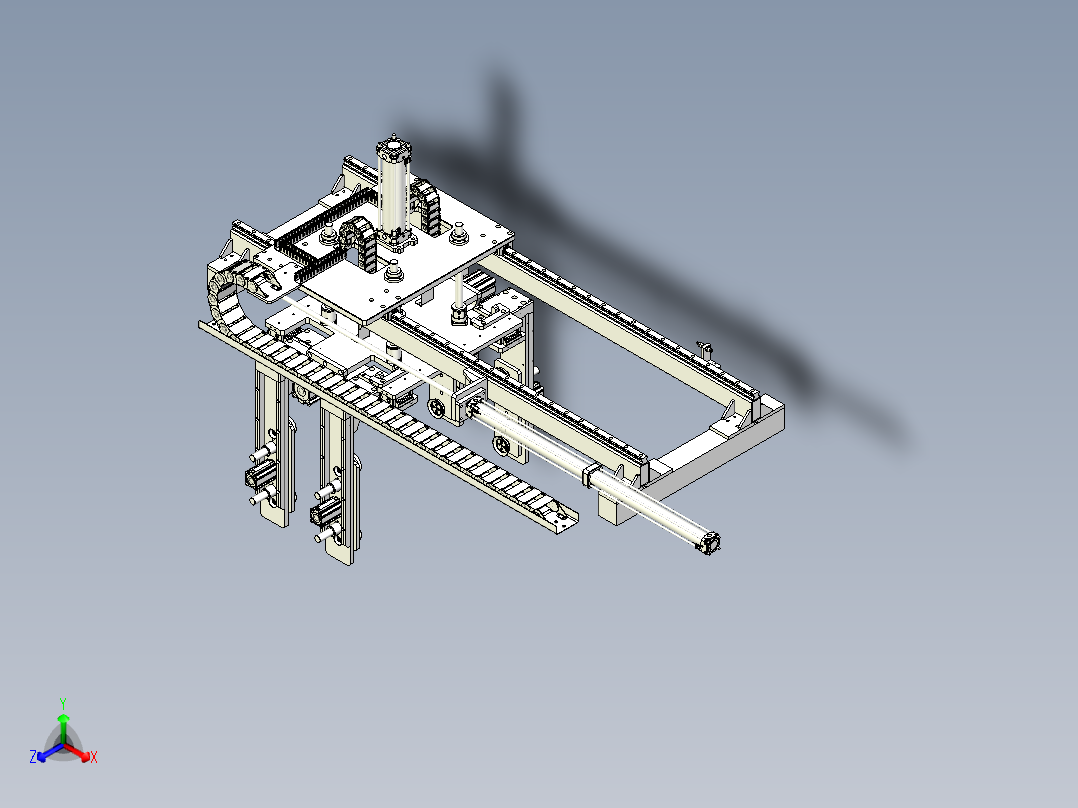 大型三轴真空抓取机械手设计