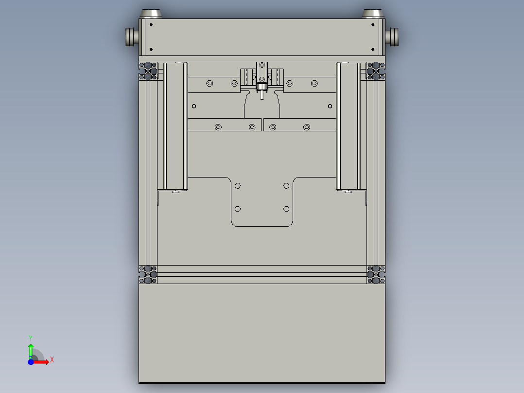 扣合兼FPC折弯设备前视图