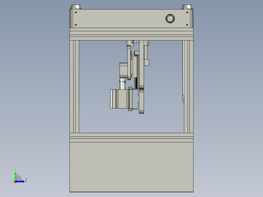 扣合兼FPC折弯设备左视图