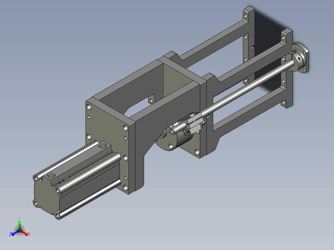 弹簧检测模块主视图