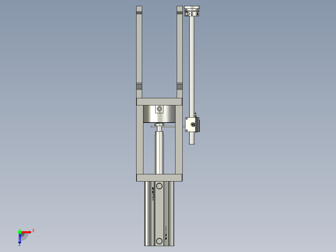 弹簧检测模块俯视图