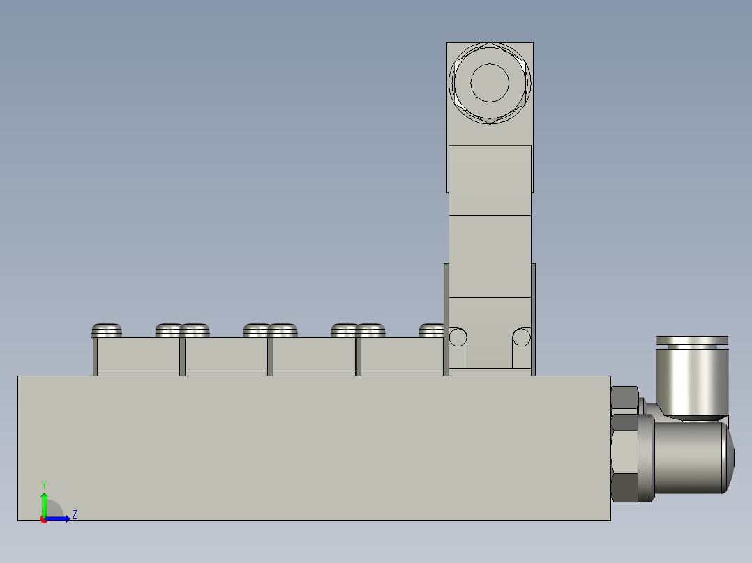 S030-03-00-SMC-SS5Y5-20-05_20-5DZ-C6(5系列电磁阀装配)左视图