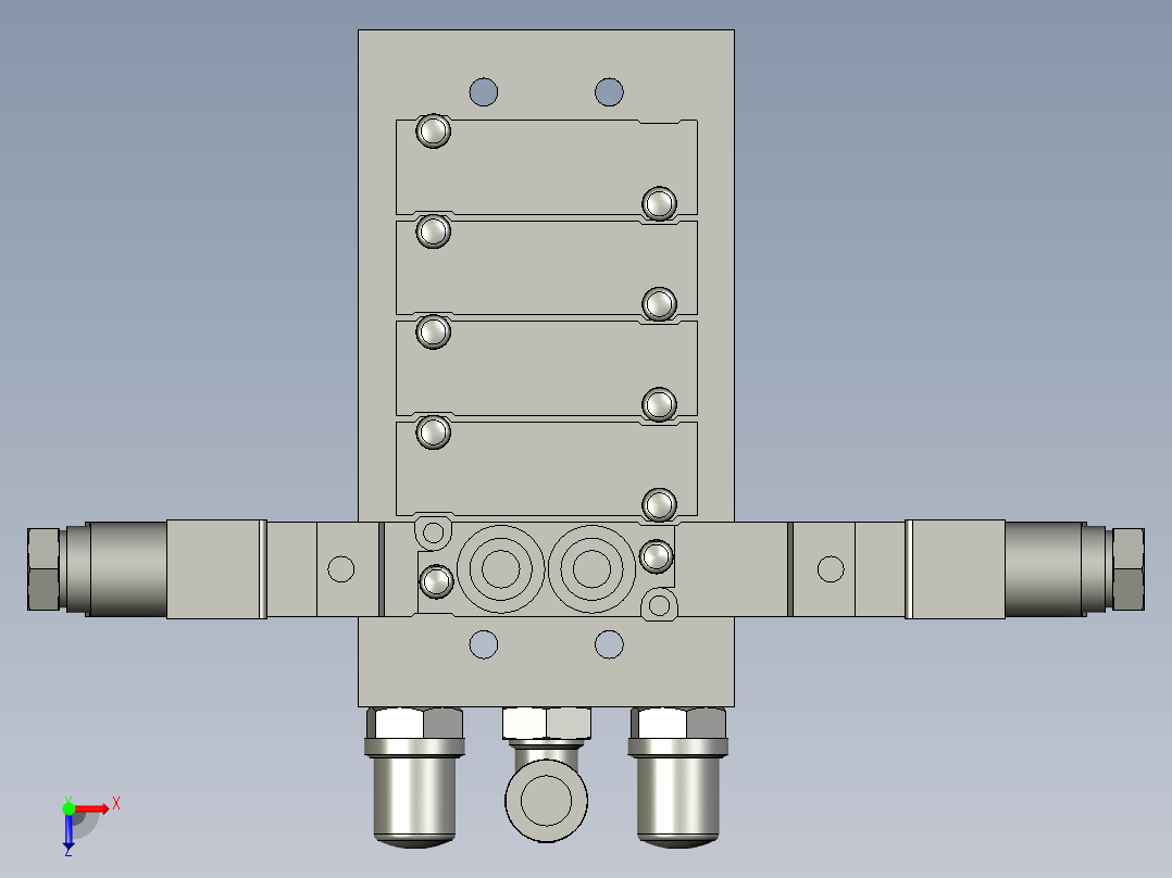 S030-03-00-SMC-SS5Y5-20-05_20-5DZ-C6(5系列电磁阀装配)俯视图