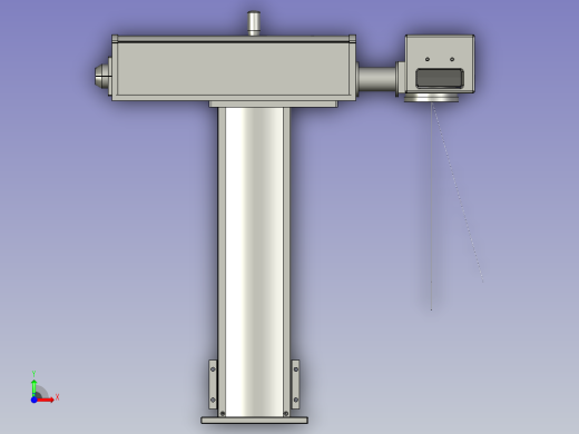 激光器+升降调节-装配体5原装前视缩略图