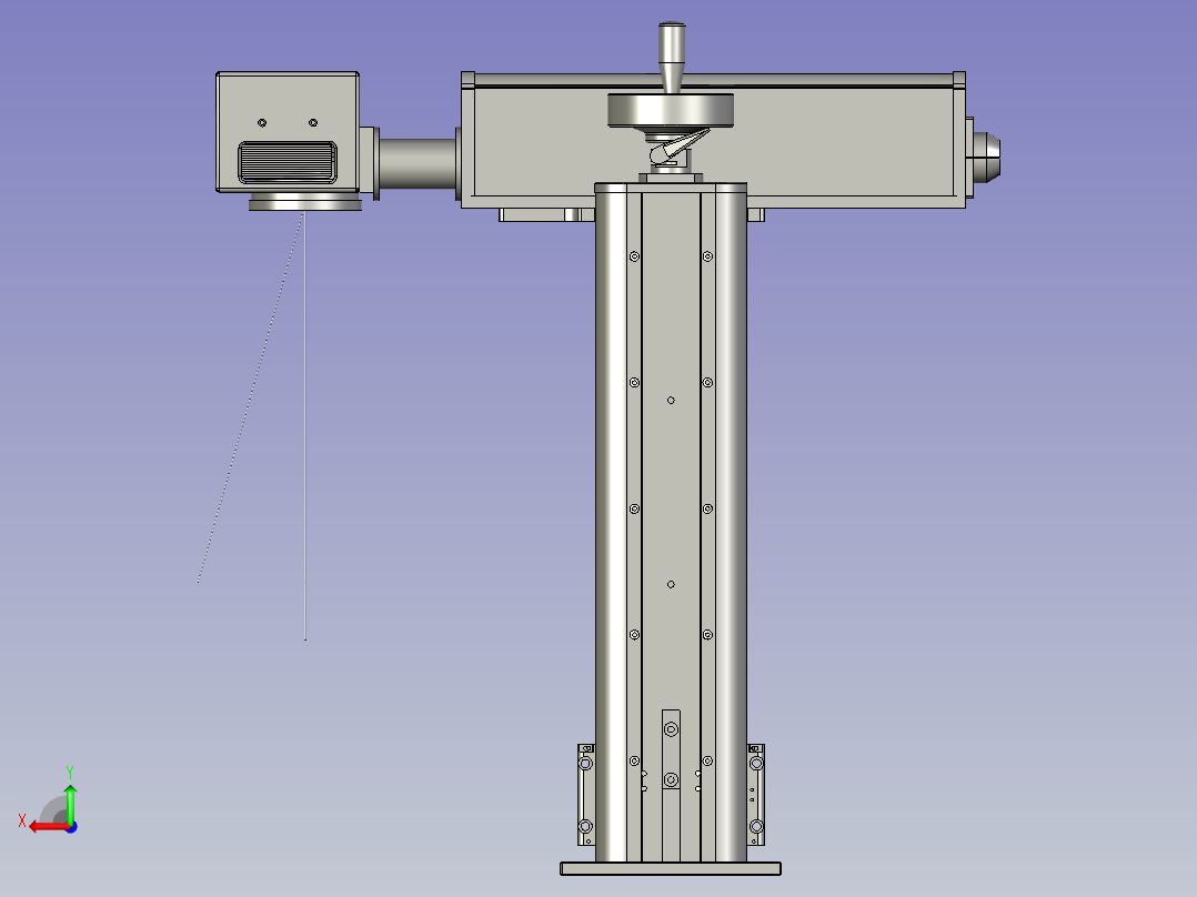 激光器+升降调节-装配体5原装后视图