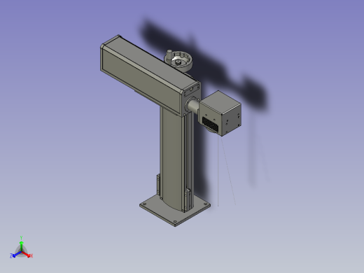 激光器+升降调节-装配体5原装正等轴测缩略图