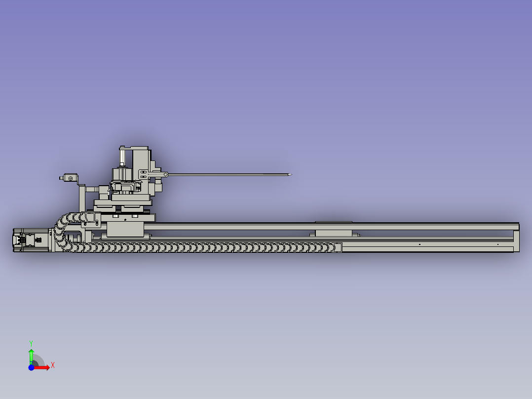 芯棒插入前视图
