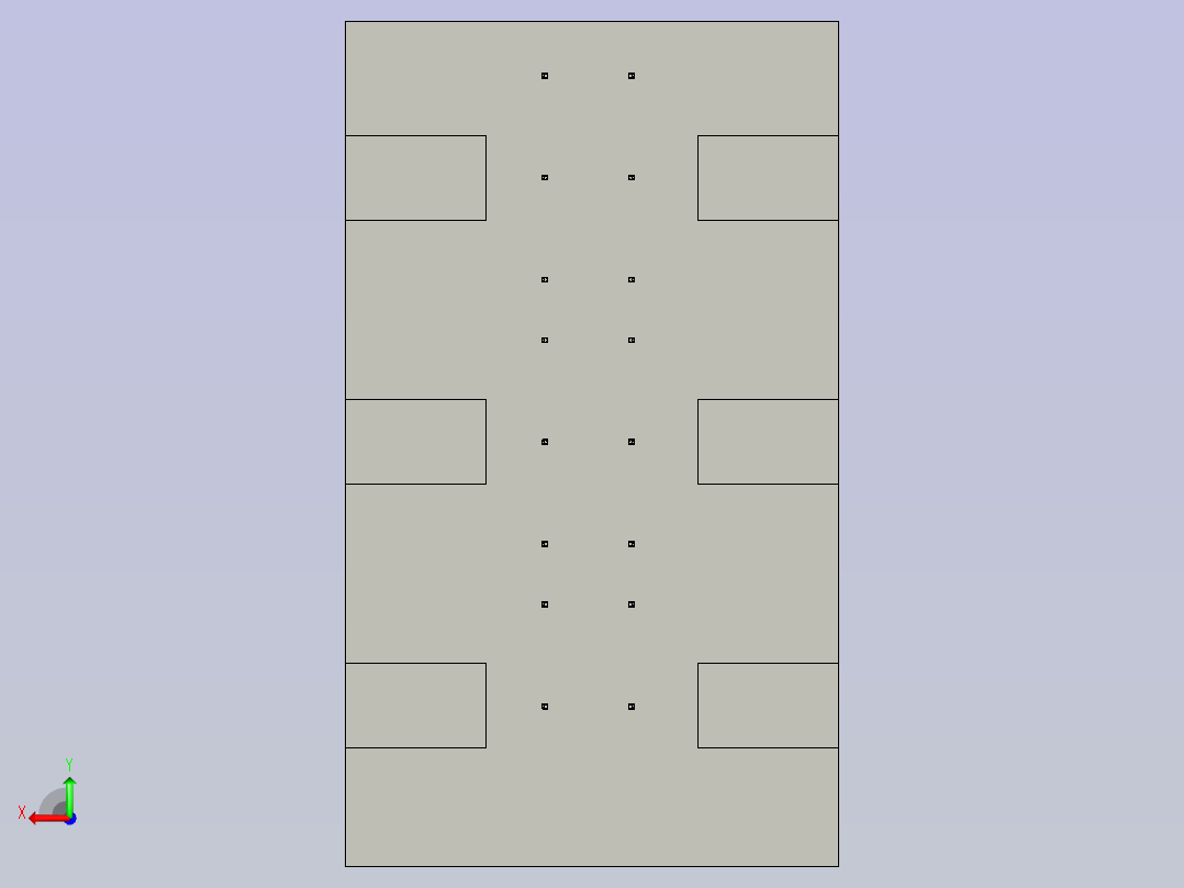 工作现场琉璃架后视图