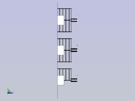 工作现场琉璃架左视缩略图