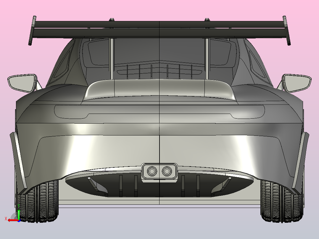 保时捷 911 GT3 RS后视图