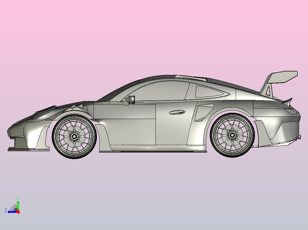 保时捷 911 GT3 RS右视图