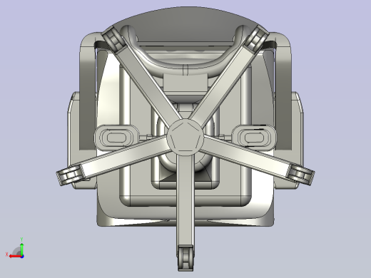 智能椅子模型后视缩略图