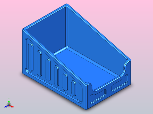 塑料螺栓箱2正等轴测缩略图