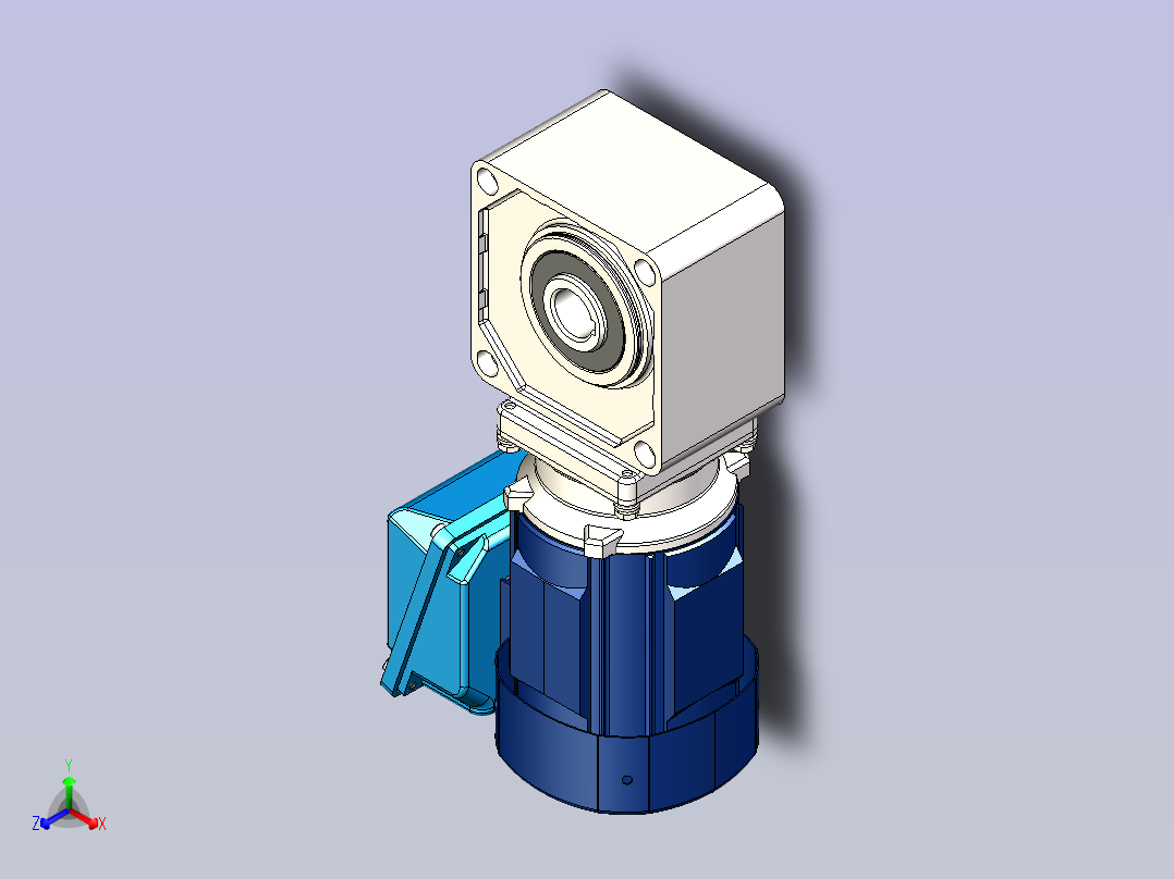 住友(SMT)减速机3D RNYM01-1230-AV,EV正等轴测图