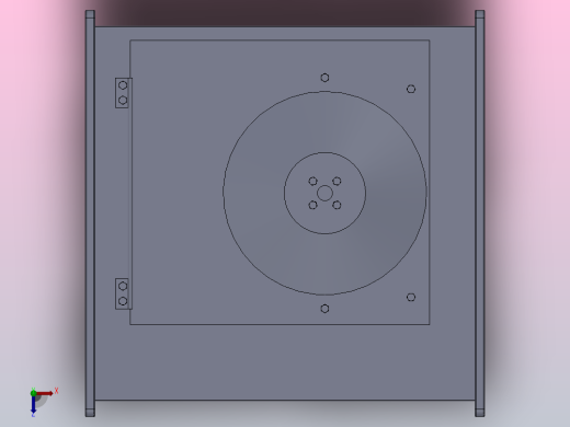 EKRB500×250A1方形管道风机[EKRB500×250A1]俯视缩略图