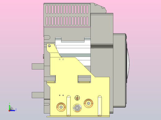 NXA40N_H36-40-4P固定万能式断路器三维模型202208左视缩略图