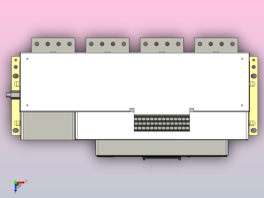 NXA40N_H36-40-4P固定万能式断路器三维模型202208俯视缩略图