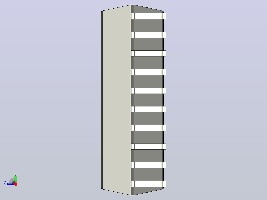 106x SOIC 封装（小外形集成电路）SOIC127P1042X425-20N右视图