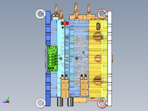 汽车门板模具右视缩略图