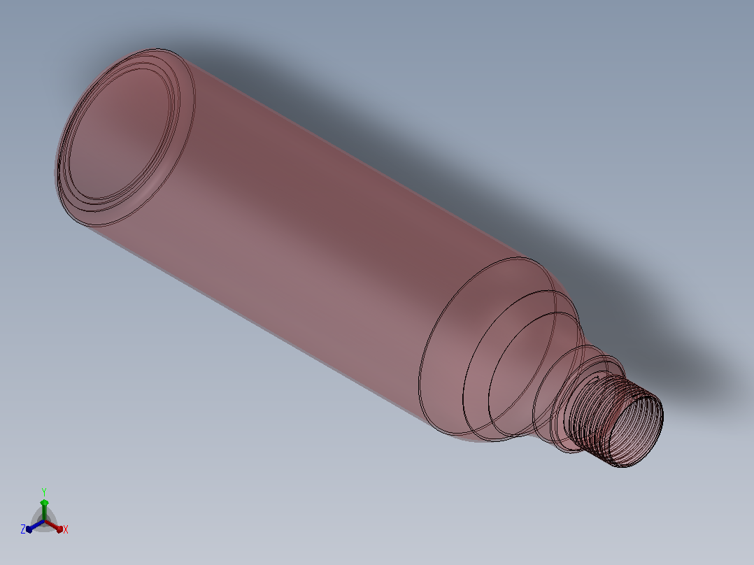 水瓶正等轴测图
