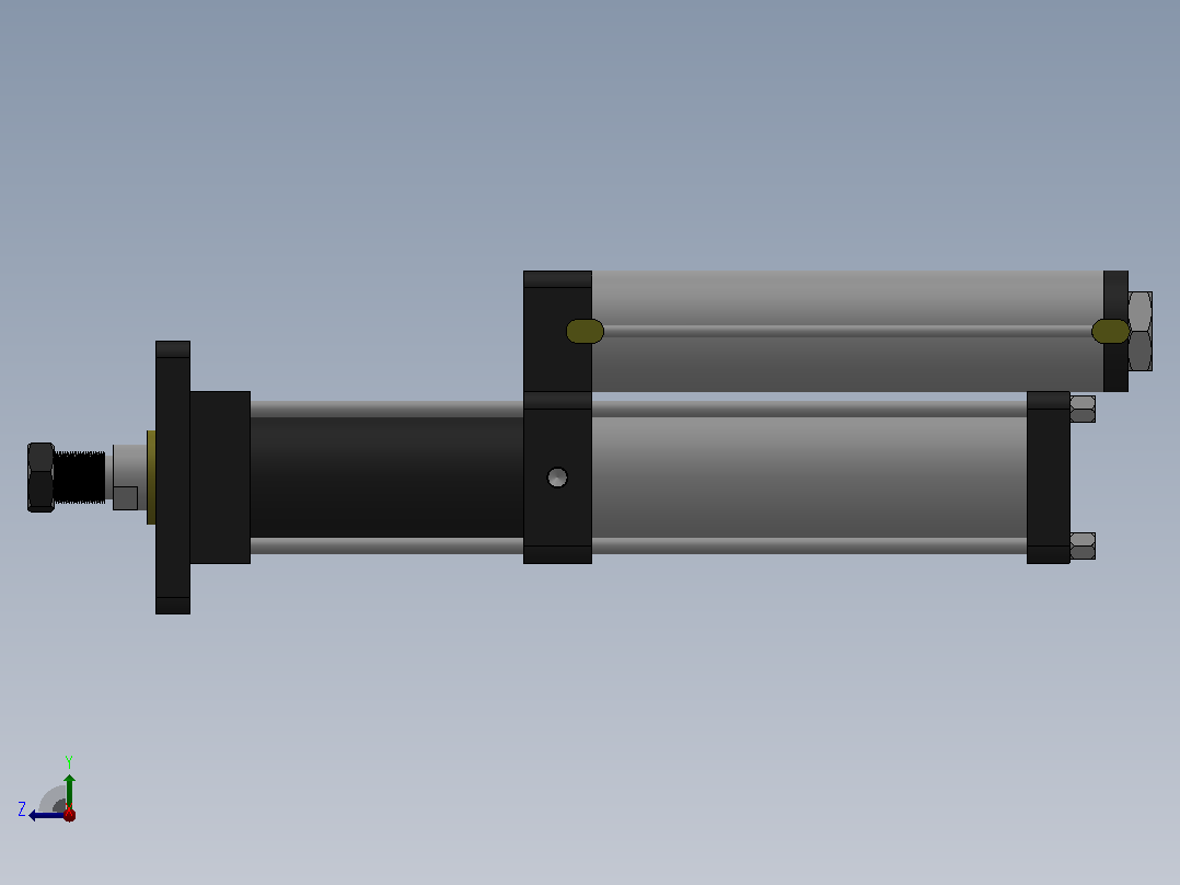 MPT-3T系列标准型[MPT-63-100-20-3T-M2-S1-0°]右视图