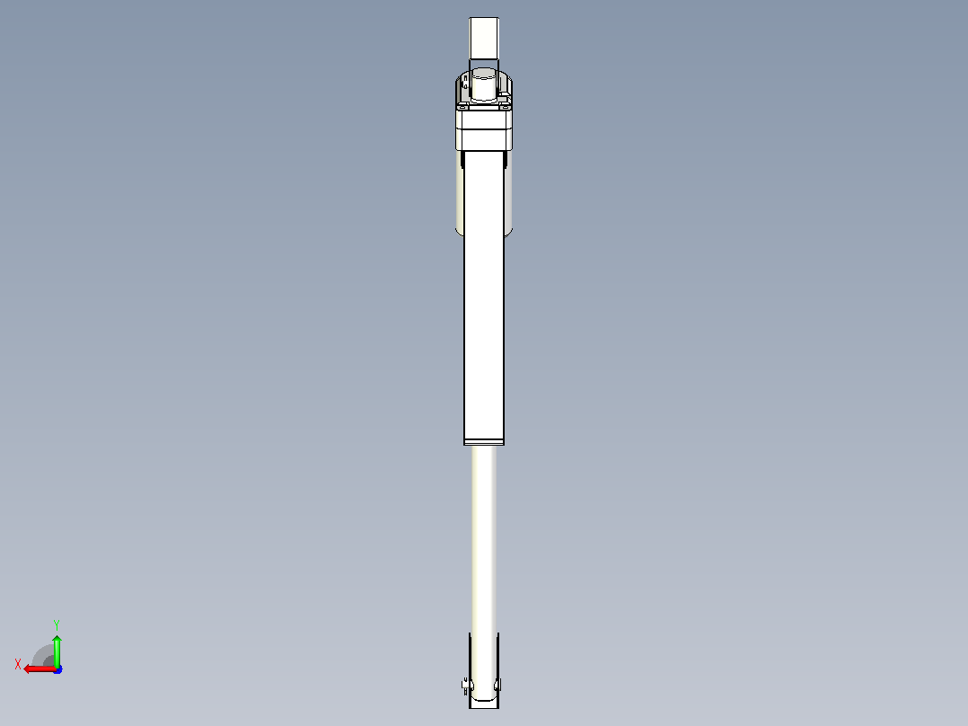 200N-L200电动推杆后视图