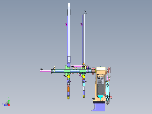 4轴机械手、650双工位自动上下料机右视缩略图