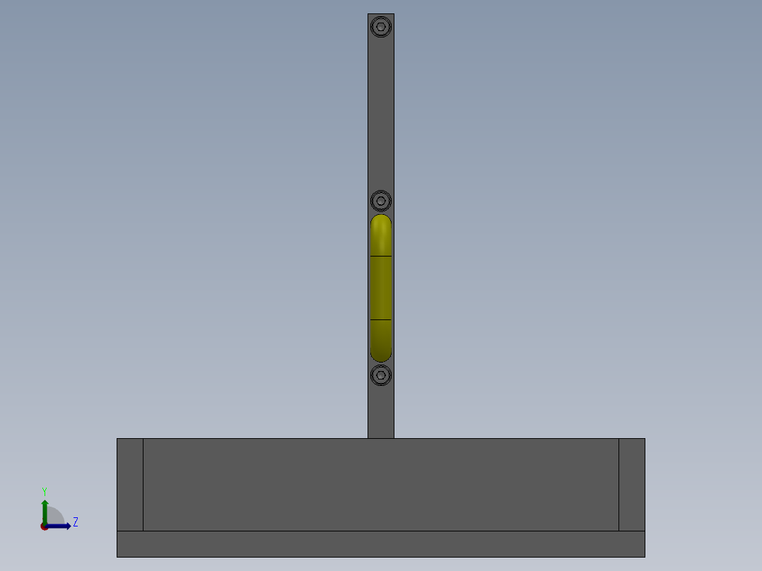 料架传送装置左视图