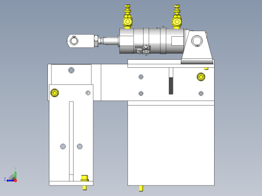 纵向切断结构右视缩略图