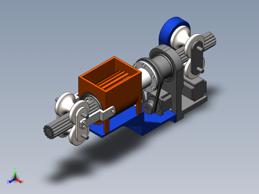 高空固定缆道除垢,清理装置设计(sw+cad+说明书)正等轴测缩略图