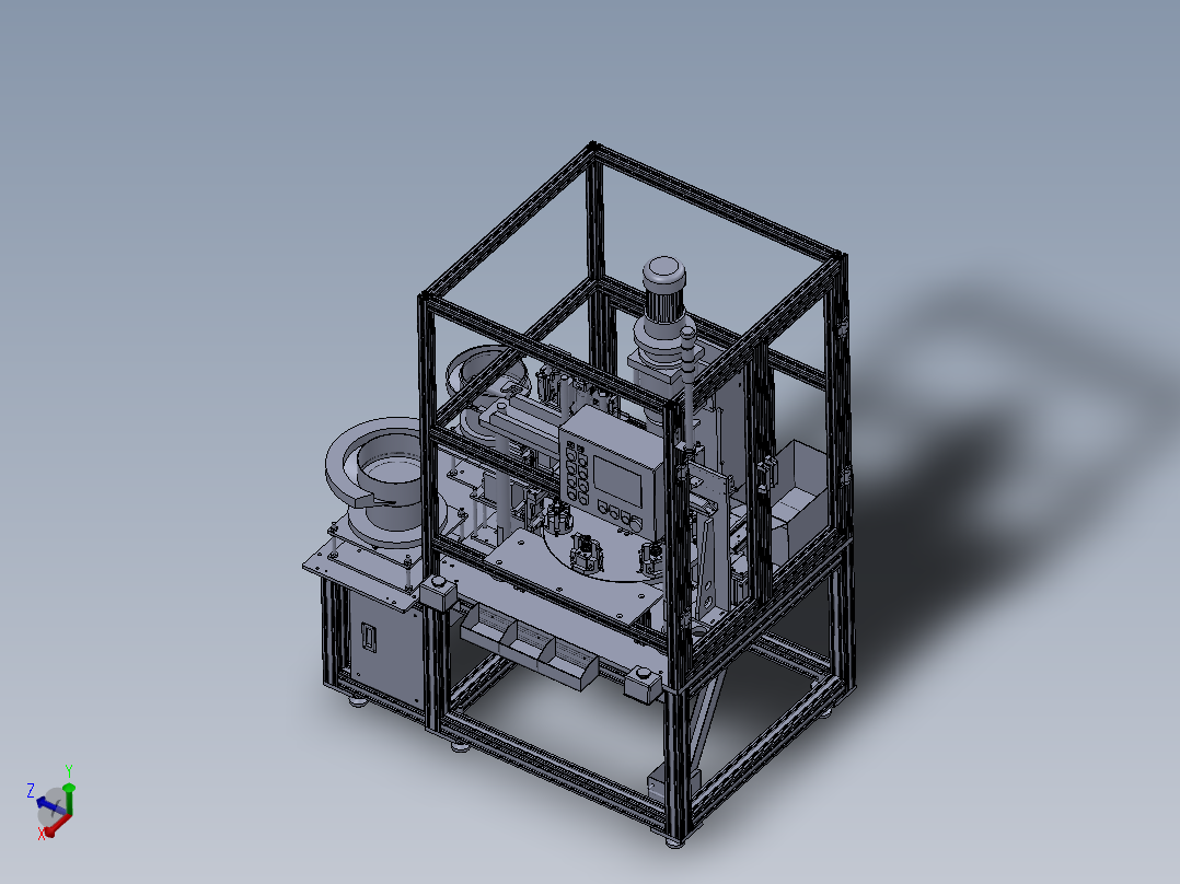 全自动上下料多工位组装铆接检测取料设备机械素材3D图纸 模型