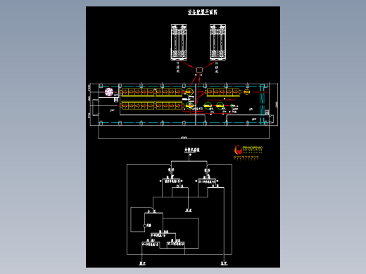 SDF圆型浮选机三山岛试验工艺流程图