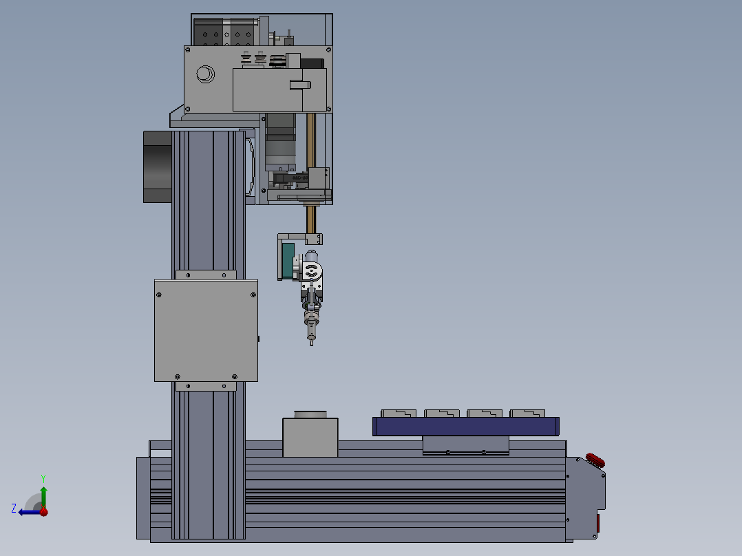 E450 台式自动焊锡机右视图