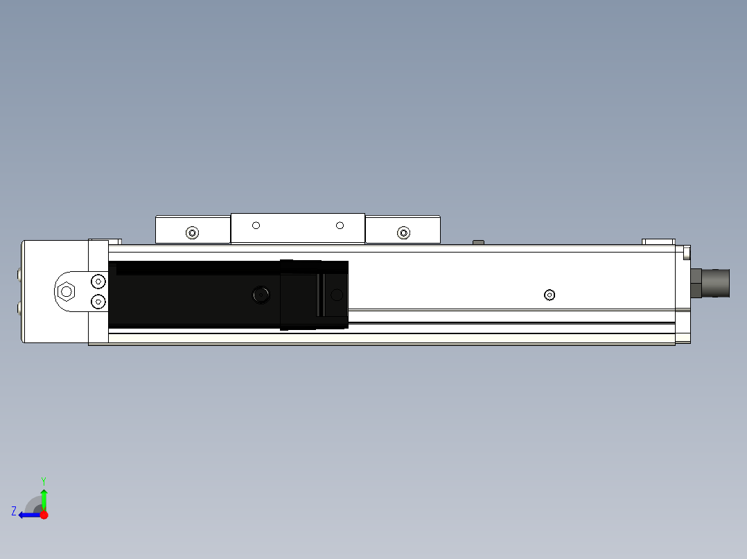 Toyo东佑达直线模组-ECH10-100-BL-100W+煞車右视图