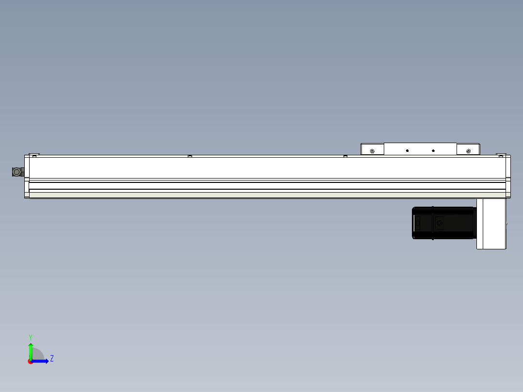 Toyo东佑达直线模组-ECH17-600-BM-400W左视图