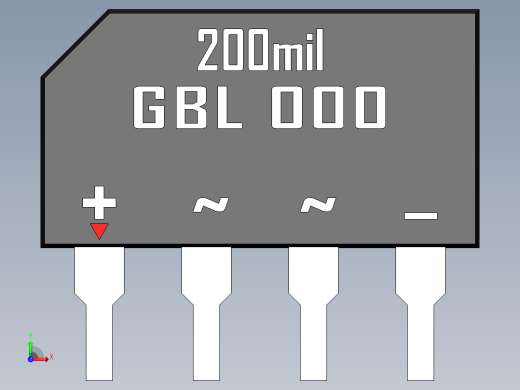 桥式整流器-GBL.SLDPRT前视缩略图