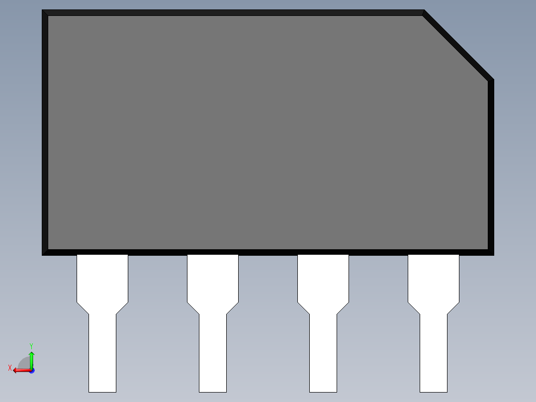 桥式整流器-GBL.SLDPRT后视图