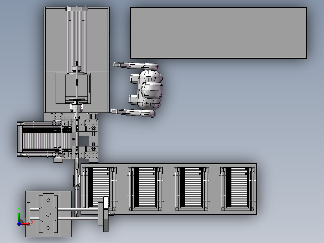 155精密机床设备前视图