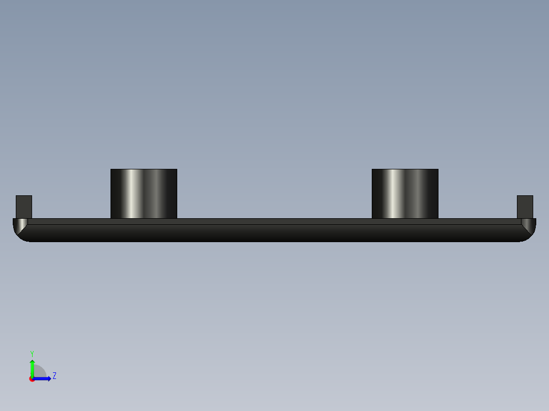 型材-BR 60X90 COVER CAP WITH HOLE KJN514663左视图