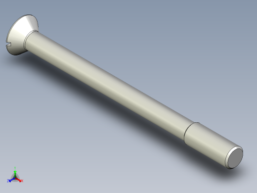 沉头螺钉-Screw_-M24-L288_59-42-4x4-40_-Countersunk_head.stp